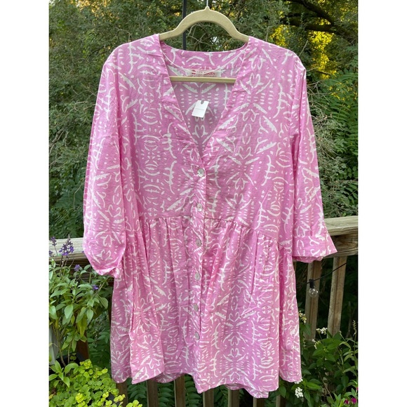 Anthropologie Dia Cover-Up Tunic Dress Ro’s Garden - Picture 2 of 8